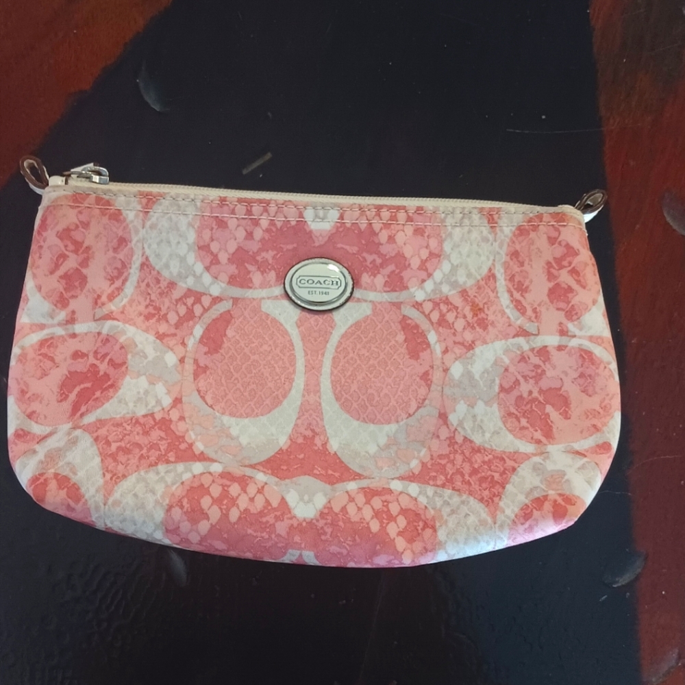 Vintage Coach make up bag